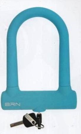 ART.LU 15 A Lucchetto ad arco Fixed Lock in silicone azzurro 76 mm. x 128 mm ART.LU 15 A Lucchetto ad arco Fixed Lock in silicone azzurro 76 mm. x 128 mm